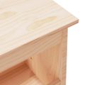 vidaXL Lavica do predsiene 100x28x45 cm masívne borovicové drevo