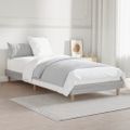 vidaXL Posteľný rám sivý dub sonoma 75x190 cm kompozitné drevo