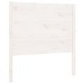 vidaXL Čelo postele biele 81x4x100 cm masívna borovica