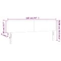 vidaXL Čelá postelí zelené 160x5x78/88 cm látkové