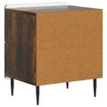 vidaXL Nočný stolík Dymový dub 43 x 34,5 x 49,5 cm Kompozitné drevo