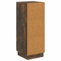 vidaXL Servírovacia skriňa Dymový dub 33 x 34,5 x 87 cm