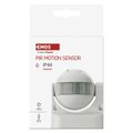 PIR senzor (pohybové čidlo) IP44 1200W, biely
