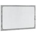vidaXL LED kúpeľňové zrkadlo sivé sonoma 60x8,5x38 cm kompozitné drevo