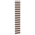 vidaXL Zebra roleta hnedá 50x230 cm šírka látky 45,9 cm polyester