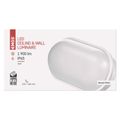 LED prisadené svietidlo QARI, oválné biele 20W neutrálna b., IP65