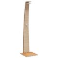 vidaXL Vonkajšia sprcha béžový 55x60x224 cm polyratan a akácia