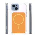 Puzdro Etteri Hidden Pearl pre iPhone 13 6,1" oranžová