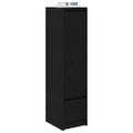 vidaXL Highboard Black Oak 29,5x34x119,5 cm Engineered Wood