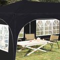 vidaXL Prístrešok na párty 575 x 288 x 245 cm Antracitová