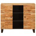 vidaXL Bočná skrinka Hnedá 90 x 33 x 75 cm Masívne mango drevo