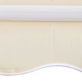 vidaXL Zaťahovacia markíza, 600 cm, krémová
