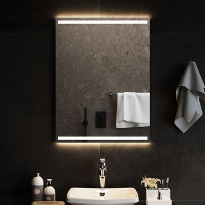 vidaXL LED kúpeľňové zrkadlo 60x80 cm