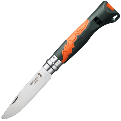 OPINEL 002151 VRI N°07 Outdoor Junior Khaki detský vreckový nôž 8 cm, khaki, polymér, píšťalka