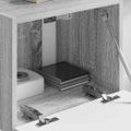 vidaXL TV nástenná skriňa 39 x 31 x 29,5 cm Sivý Sonoma