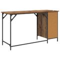 vidaXL Počítačový stôl Staré drevo 131 x 48 x 75 cm Kompozitné drevo