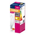 OSRAM LED žiarovka B40 E14 4,9W 2700K matná, teplá biela