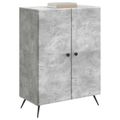 vidaXL Servírovacia skriňa Betónovo sivá 66 x 34,5 x 90 cm