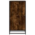 vidaXL Regál na topánky dymový dub 48x38x97,5 cm spracované drevo