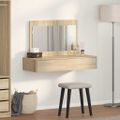 vidaXL Toaletný stolík Hnedá 100 x 40 x 70 cm Kompozitné drevo