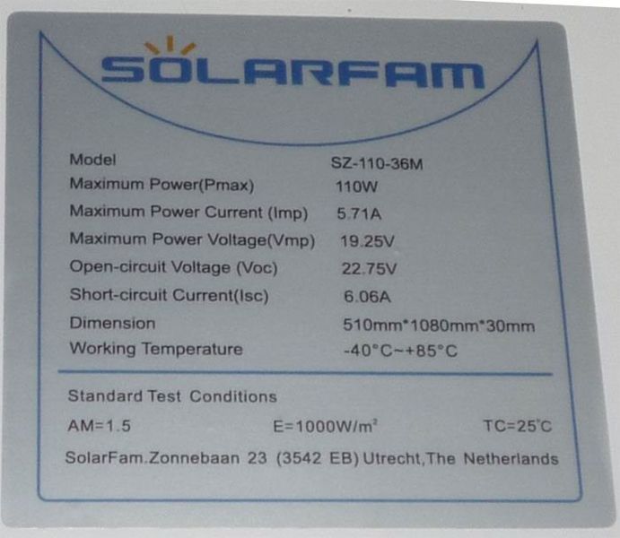 Fotovoltaický solárny panel 12 V/100 W, SZ-100-36MF, flexibilný Fotovoltaický solárny panel 12 V/100 W, SZ-100-36MF, flexibilný