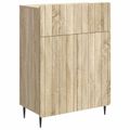 vidaXL Servírovacia skriňa Dub sonoma 66 x 34,5 x 92 cm