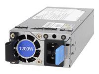 Zdroj prúdu - pripojenie za prevádzky / redundantný (zásuvný modul) - modulárny - AC 110-240 V - 1200 Watt - pre NETGEAR M4300-96X