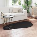 vidaXL Kusové koberce HUARTE Čierna 80 x 150 cm Polyester