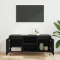 vidaXL TV skrinka 104 x 35 x 50 cm Čierny dub Kompozitné drevo