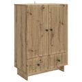 vidaXL Servírovacia skriňa Remeselný Dub 66 x 34,5 x 95 cm