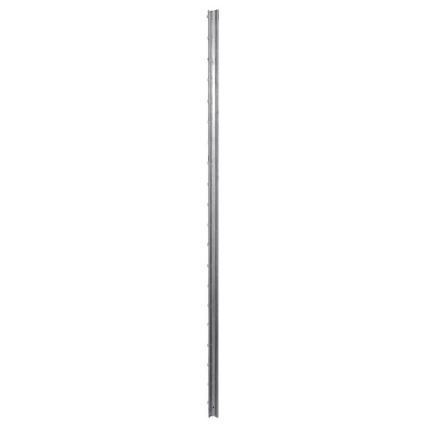 vidaXL Stĺp na plot. 10 pcs Strieborná 200 cm Oceľ