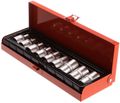 Sada hlavíc torx, 9ks, E10-E24, 1/2" GEKO