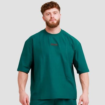 Tričko Oversized Unstoppable Green - GymBeam, veľkosť XXXL, veľkosť oblečenia XXXL