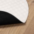 vidaXL Kusové koberce Okrúhly SIROLO Krémová Ø 160 CM Polyester