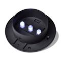 Čierne vonkajšie solárne lampy 6 ks set