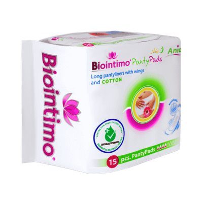 BIOINTIMO 2416 Anion dámske intímky na každý deň s krídelkami