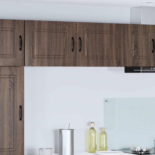 vidaXL Dvierka na umývačku Kalmar 2 pcs Hnedý dub 50 x 31 x 40 cm