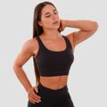 Športová podprsenka Cut-Out black - GymBeam, veľkosť XXL, veľkosť oblečenia XXL