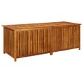 vidaXL Záhradný úložný box 200x80x75 cm akáciový masív
