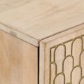 vidaXL Bočné skrinky 3 ks 60x33x75 cm masívne mangovníkové drevo