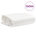 vidaXL Celta, biela 3x5 m 650 g/m²