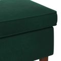 vidaXL Taburetka Tmavozelená 55 x 35 x 41 cm Zamat