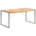 vidaXL Jedálenský stôl 160x80x75 cm masívne surové mangovníkové drevo