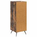 vidaXL Zásuvkový kabinet Dymový dub 33 x 34,5 x 90 cm Kompozitné drevo