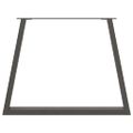 vidaXL Nohy k jedálenskému stolu v tvare V, 2 ks, antracitové, 90 x (72-73,3) cm, oceľ