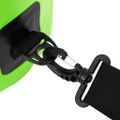 vidaXL Suchá taška so zipsom zelená 20 l PVC