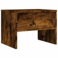 vidaXL Nočné stolíky 2 ks dymový dub 40x30x30 cm spracované drevo