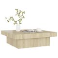vidaXL Konferenčný stolík dub sonoma 90x90x28 cm drevotrieska