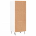 vidaXL Botník biely 40x36x105 cm spracované drevo
