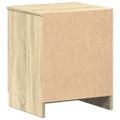 vidaXL Nočné stolíky 2 ks s 2 zásuvkami dub sonoma 40x36x50 cm